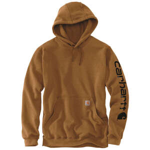Image produit SWEAT A CAPUCHE 211 BROWN LOGO MANCHE K288 HOODED