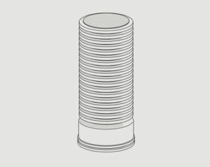 Image produit SIROBAU REHAUSSE HT. 0,63ML EN PEHD POUR REGARD MODULAIRE DN/ID 300MM