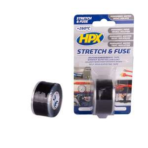 Image produit RUBAN VULCANISANT STRETCH & FUSE - NOIR 25MM X 3M