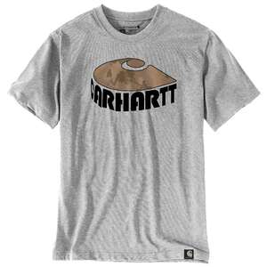 Image produit T-SHIRT HGY GRIS CLAIR CAMO C GRAPHIC 106155 MANCHE COURTES