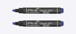 Image produit MARKER PERMANENT PICA-CLASSIC BISEAUTE BLEU (521/41)