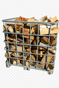 Image produit BOIS DE CHAUFFAGE FEUILLUS (H&Ecirc;TRE, CH&Ecirc;NE) PALOX DE 1200 LITRES