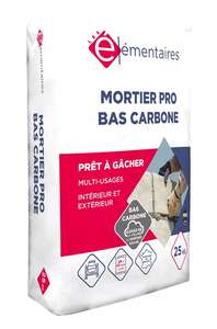 Image produit MORTIER PRO BAS CARBONE 25 KG