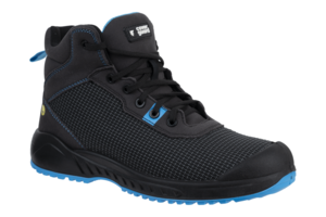 Image produit CHAUSSURE SECURITE HAUTE CLAW RESIST MAILLE ANTH/BLEU