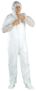 Image produit COMBINAISON SPP 40G BLANC AVEC CAGOULE - GLISSI&Egrave;RE