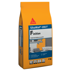 Image produit SIKAWALL 200 F ENDUIT DE FINITION EN POUDRE POUR MURS ET PLAFONDS INTERIEURS SAC ALU 4KG